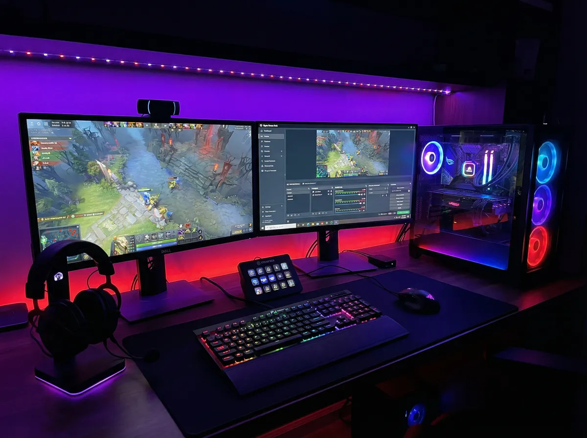 游戏直播间搭建案例 - 暗网猎奇 方案